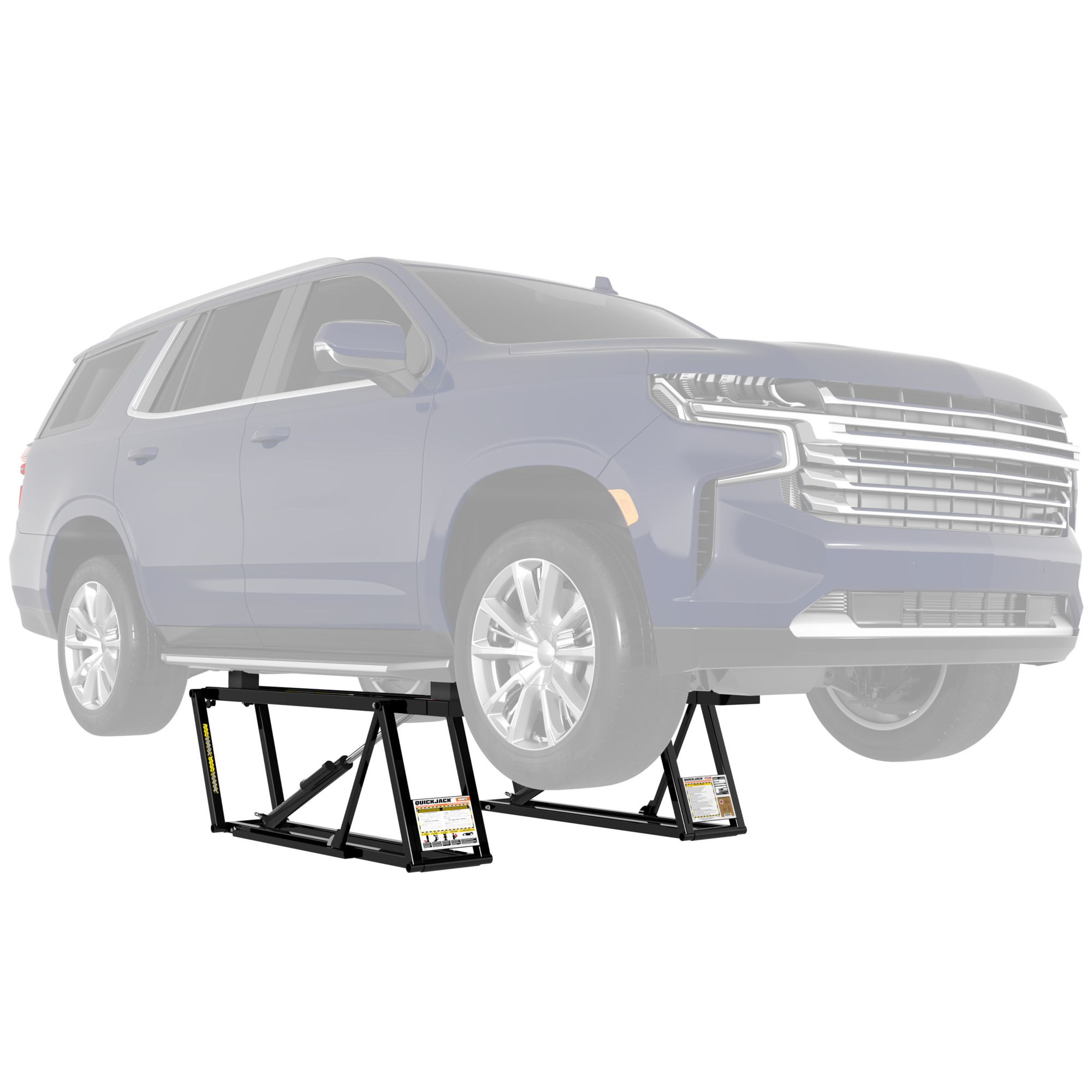 QuickJack 8000TL Portable Car Lift Bundle — 8,000-Lb. Capacity, Includes Wall Hangers and SUV Adapter Set, Model# 8000TL-110V-Package